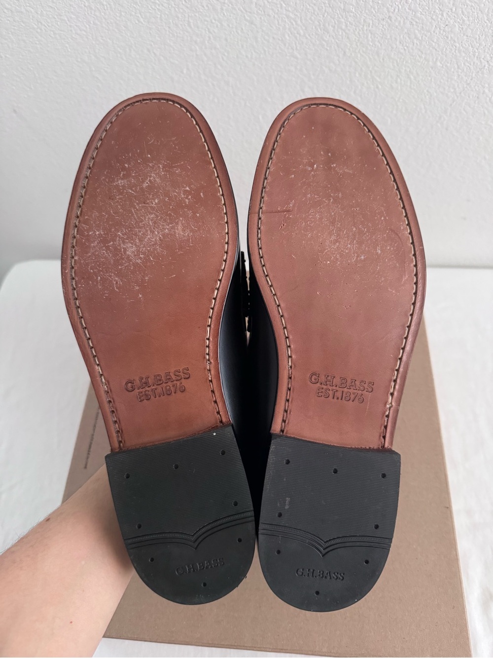New Madewell GH BASS Lennox Weejuns Loafers Size 12 - Picture 6 of 15